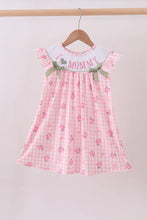 Load image into Gallery viewer, I love MOMMY smocked ruffle dress