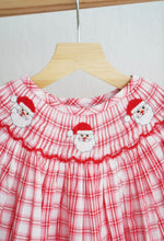 Load image into Gallery viewer, Santa smocked dress
