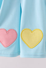 Load image into Gallery viewer, Candy heart appliqué bloomer set
