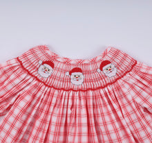 Load image into Gallery viewer, Santa smocked ruffle pants set
