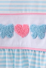Load image into Gallery viewer, Hearts &amp; bows french knot pants set
