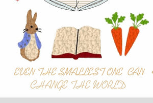 Boy Easter bubble “Even the smallest one can change the world”
