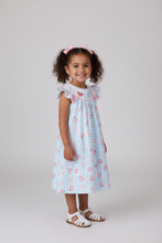 Load image into Gallery viewer, I love DADDY smocked ruffle dress

