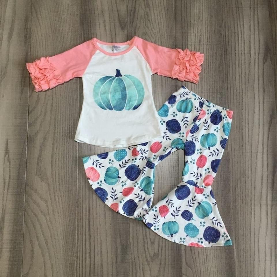 Pumpkin bell bottom set