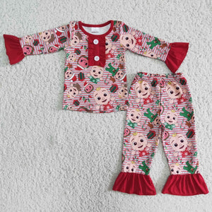 girl christmas pajamas