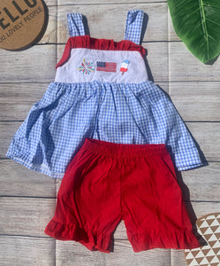 4th of July girl set