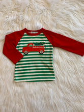 Load image into Gallery viewer, Red truck with Christmas tree
