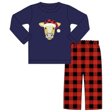 Load image into Gallery viewer, Boy Christmas cow set

