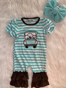 Truck cotton romper
