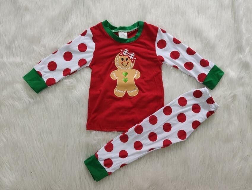 Girl Ginger bread pajamas